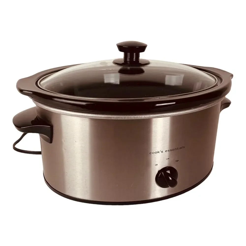 Cook's Essentials 5 qt. Slow Cooker Stainless Steel